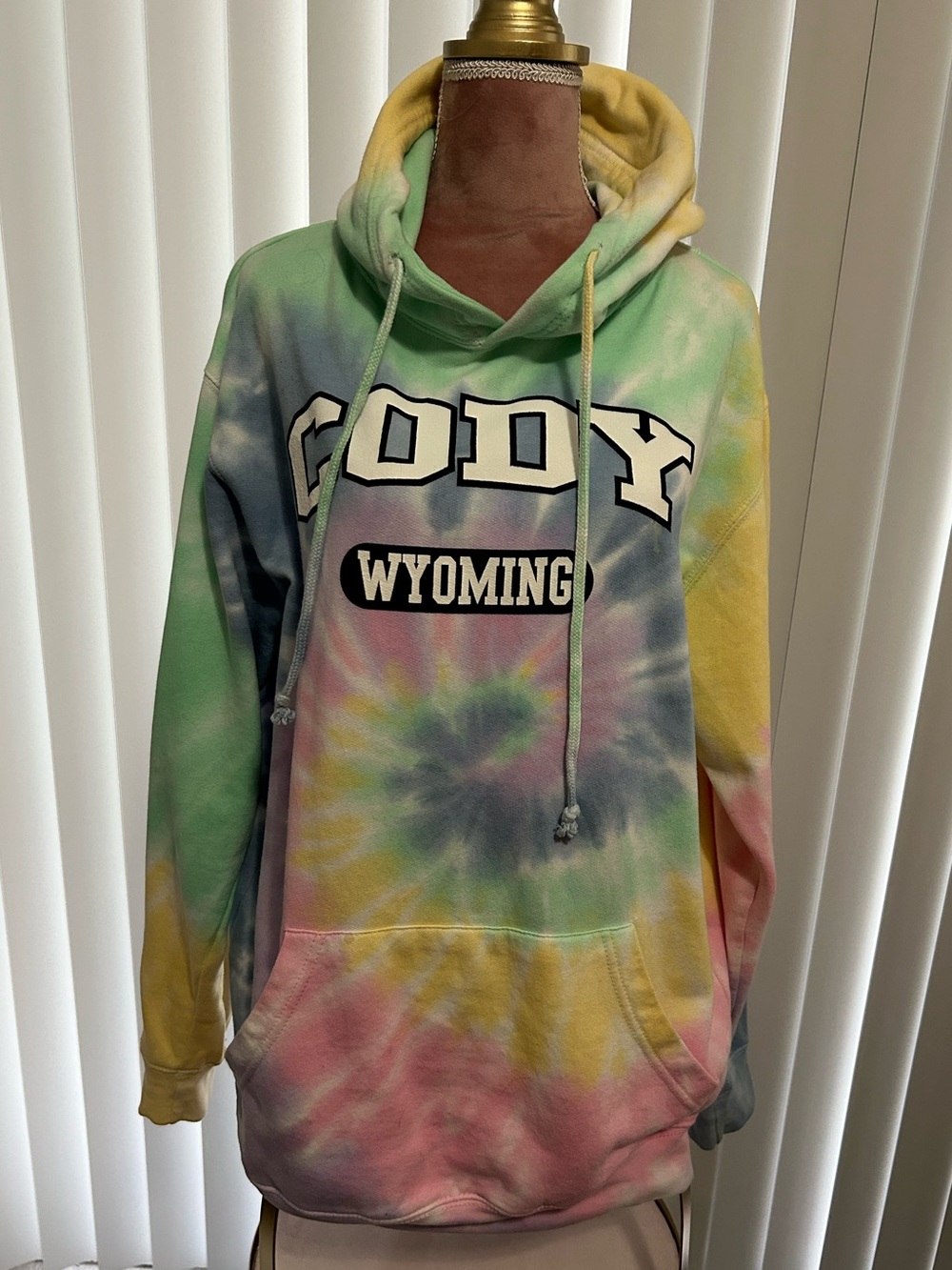 Wyoming Tie-Dye Hoodie - Pastel Multi
